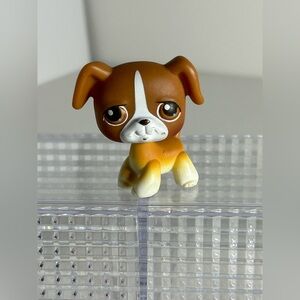 Vintage Littlest Pet Shop Boxer Dog